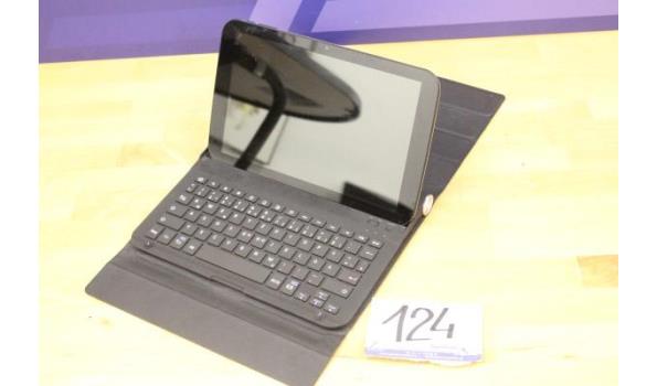 tablet pc TREKSTOR VT10418-2, met cover/toetsenbord, zonder lader, paswoord niet gekend, werking niet gekend